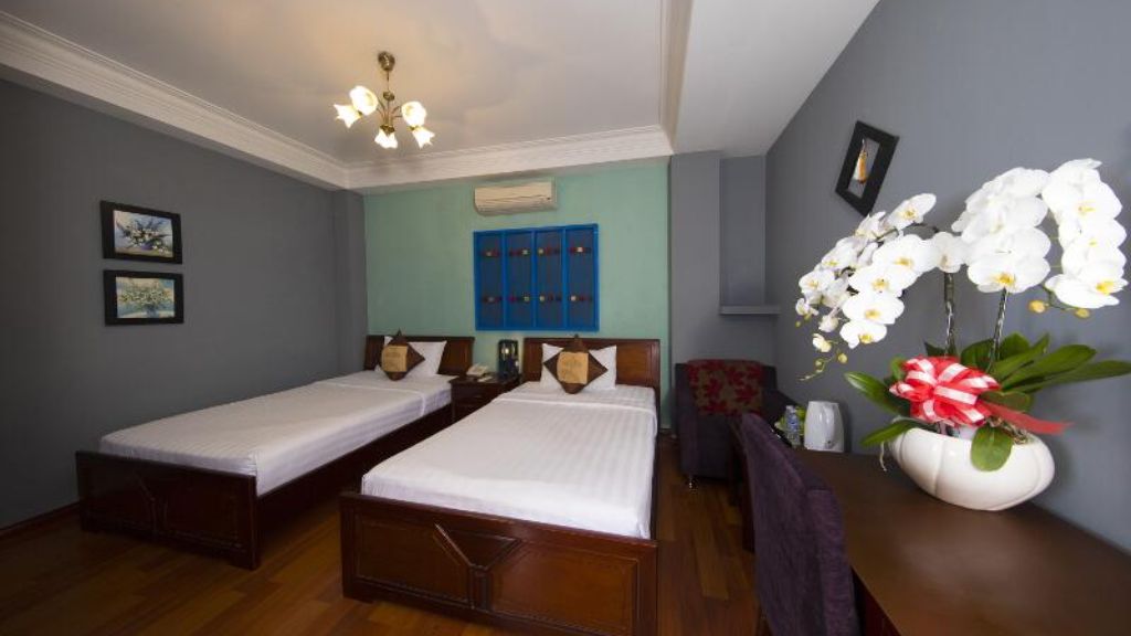 Standard Room 2 giường đơn tại Good Vibes Central Sài Gòn