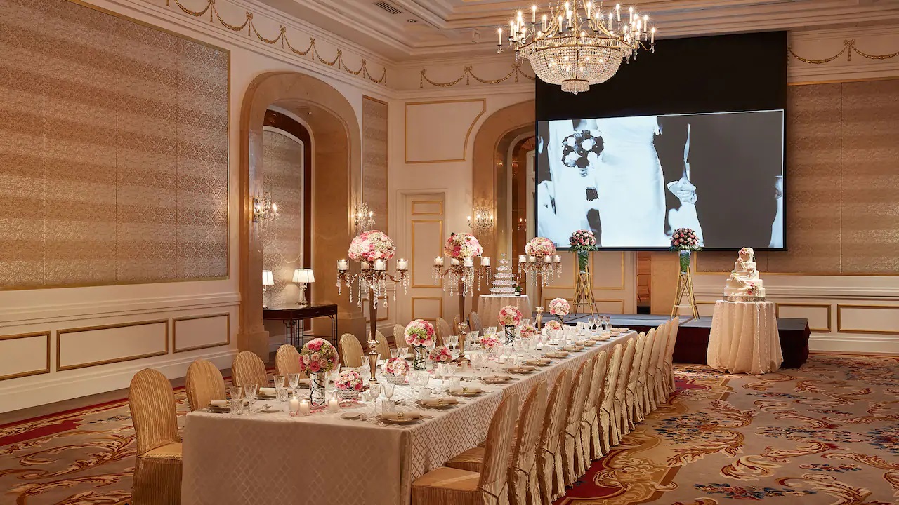 Ballroom Wedding Table Khách Sạn Park Hyatt Saigon