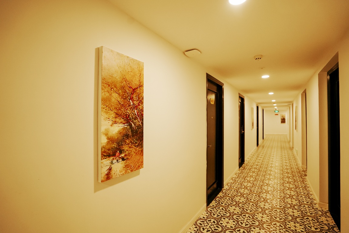 Hành lang Khách sạn Phú Hòa Đà Lạt