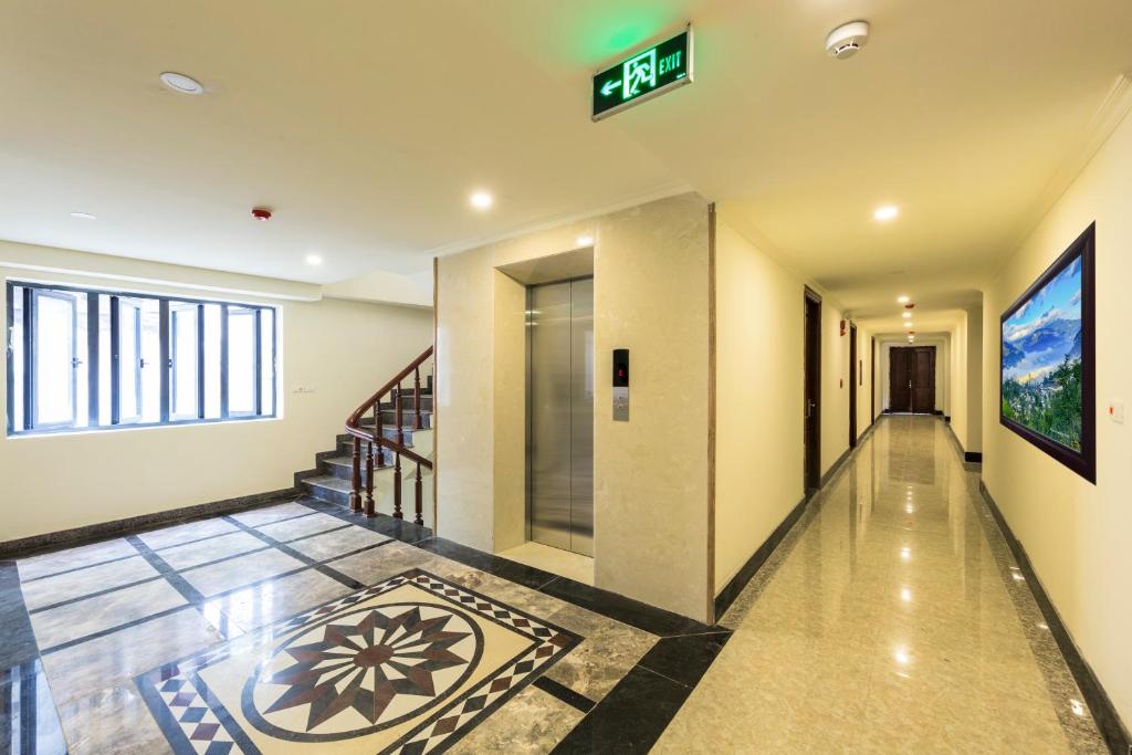 Hành lang khách sạn Sapa Lodge