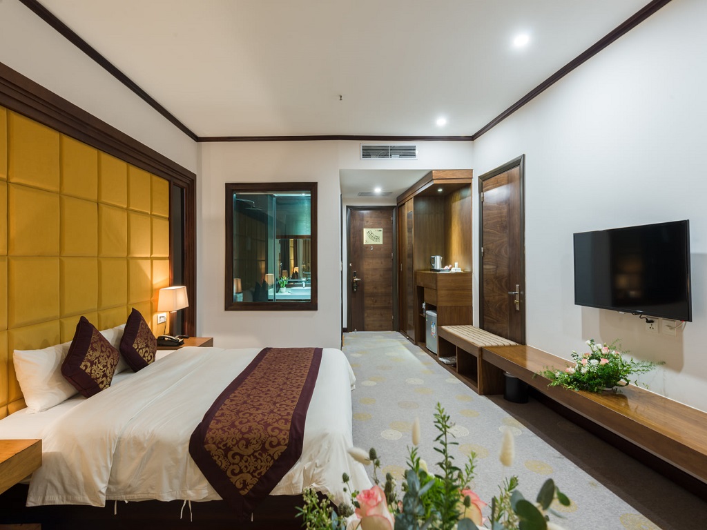 Phòng Deluxe Khách Sạn Lao Cai Star 4 Sao