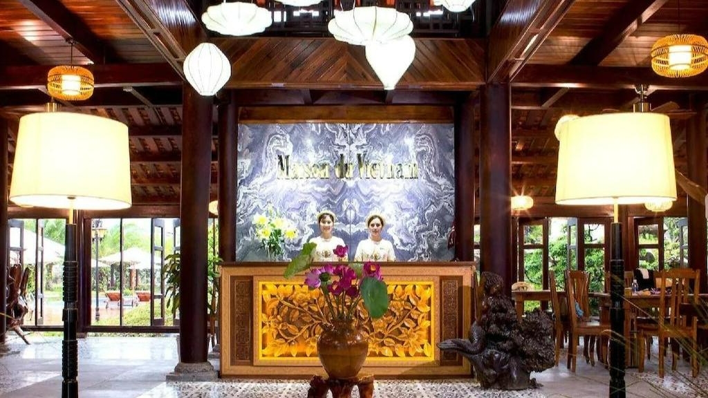 Quầy lễ tân tại khách sạn