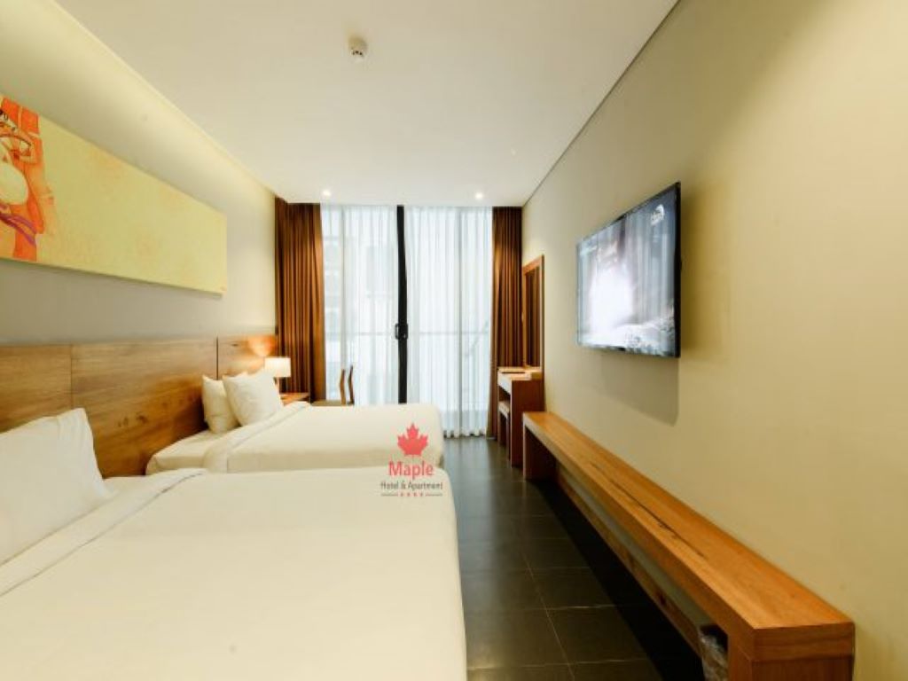 Family Twin Room Khách Sạn Maple Hotel & Apartment