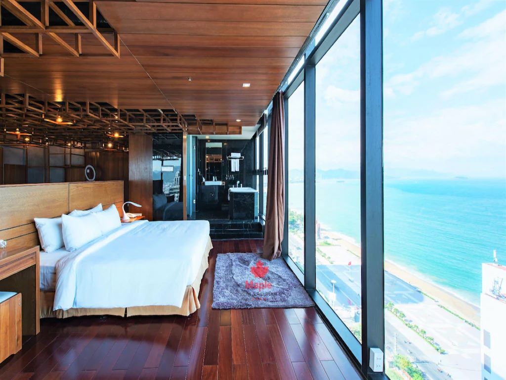 Premium Suite with Ocean view Room Maple Hotel & Apartment Nha Trang