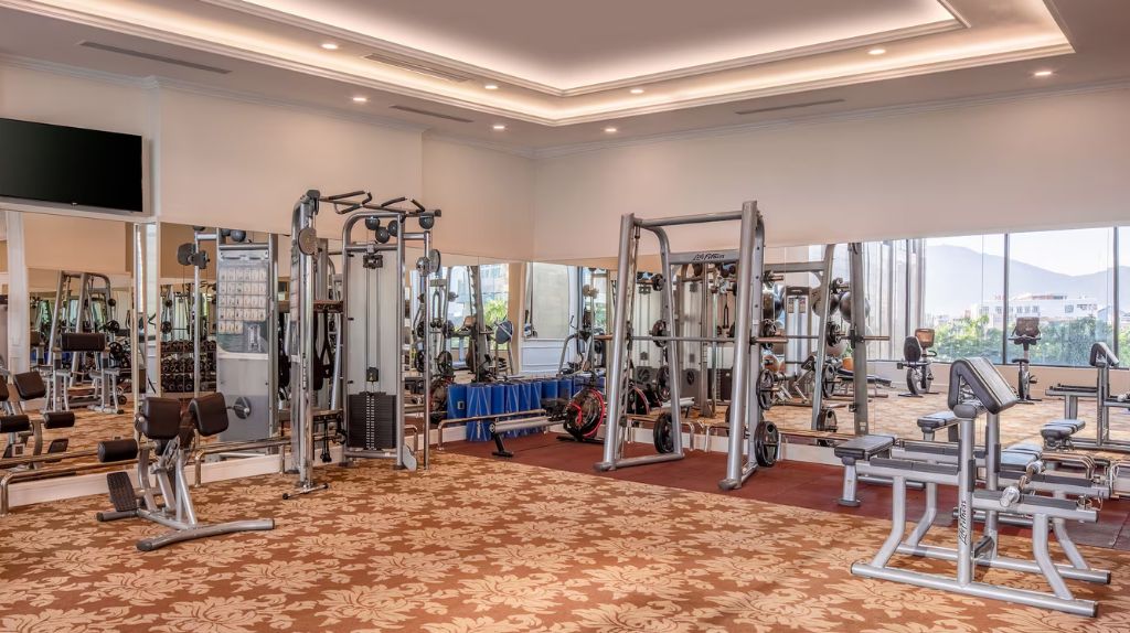Phòng tập Gym với trang thiết bị hiện đại
