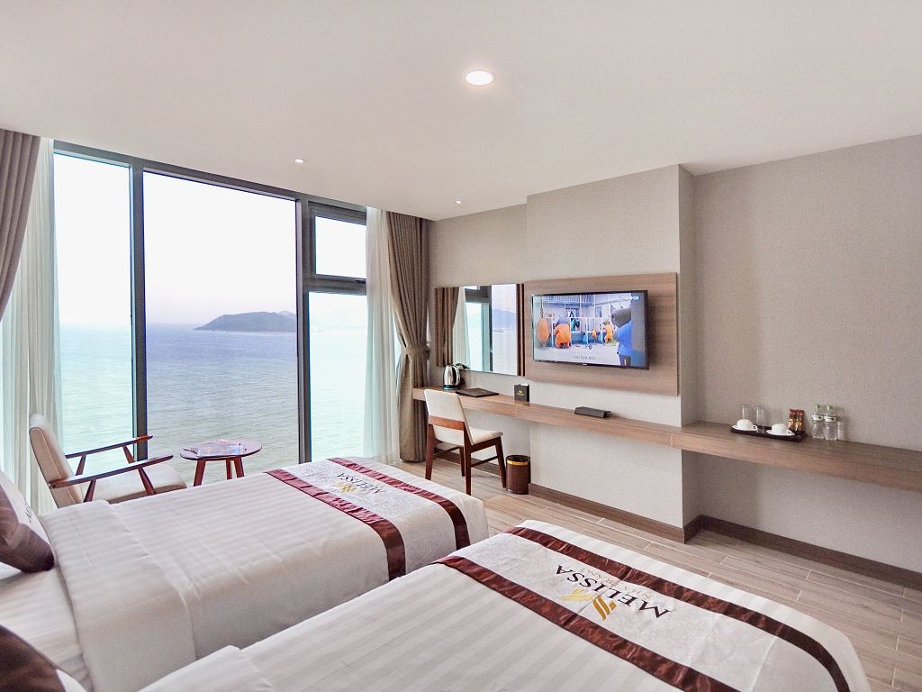 Phòng Senior Deluxe Sea View Khách Sạn Melissa 4* Nha Trang