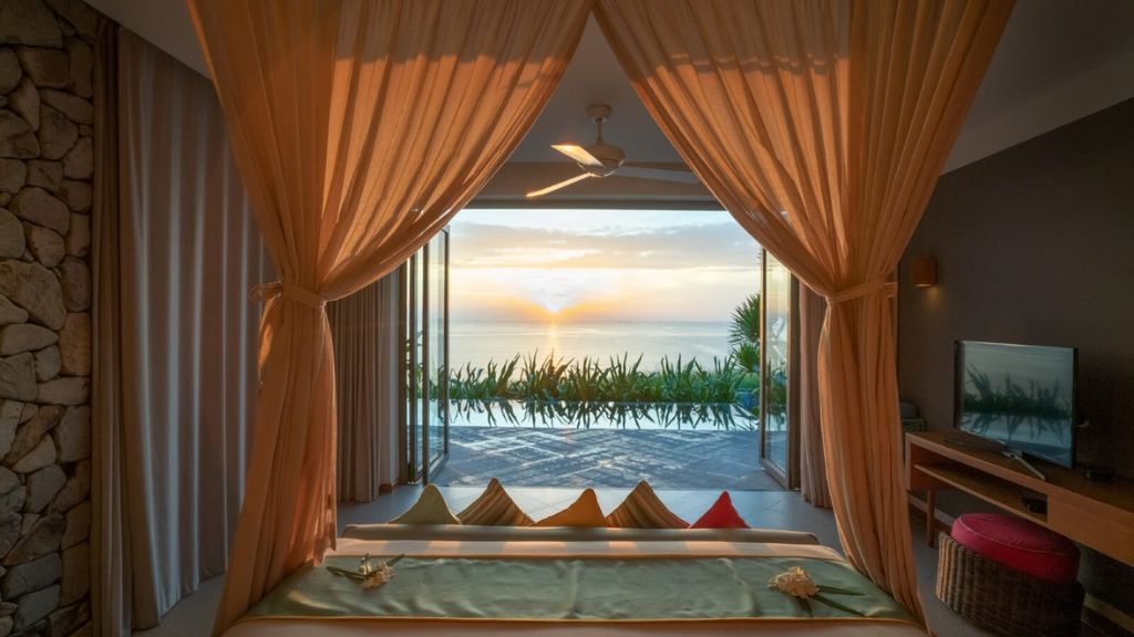 Phòng ngủ nhìn thẳng ra biển