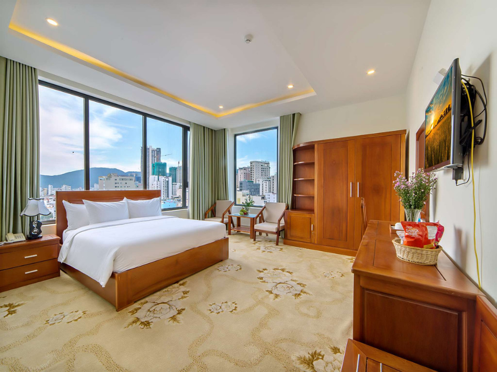 Phòng Grand Deluxe Double Ocean View Tại Phước Mỹ An Beach Đà Nẵng Hotel