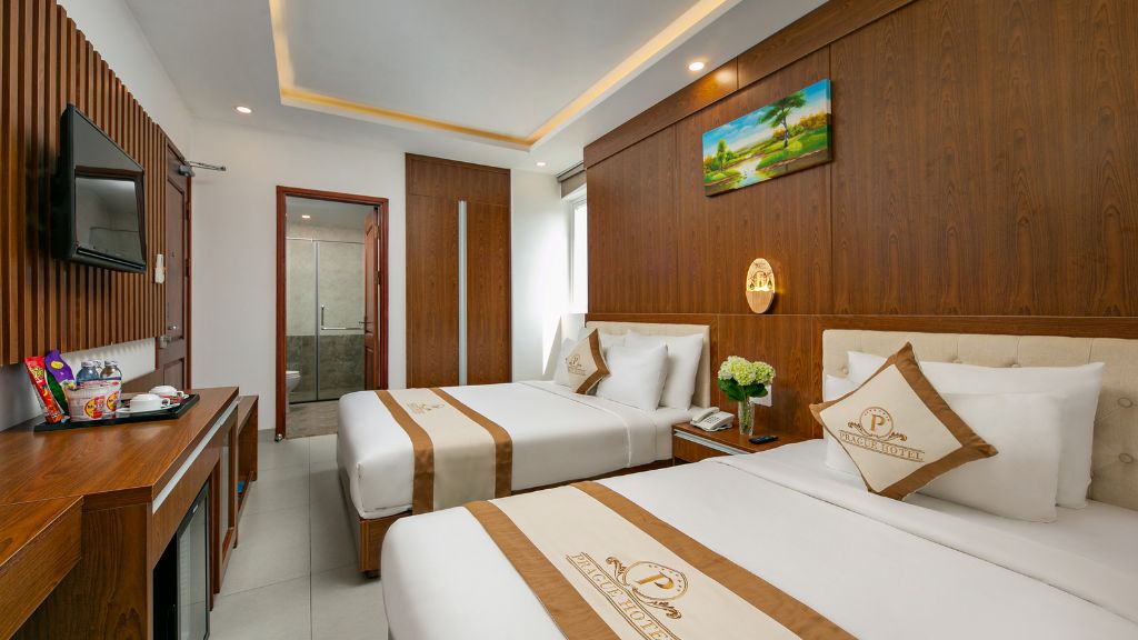 Deluxe Triple Room được trang bị đầy đủ tiện nghi