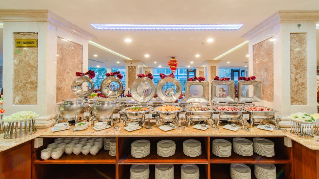 Buffet sáng tự chọn đa dạng