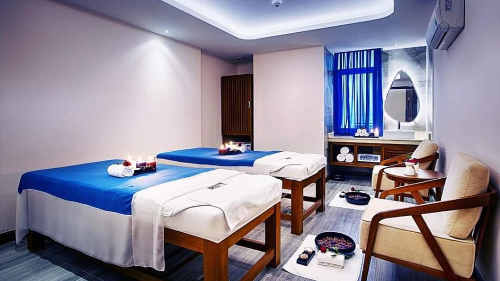 Khu vực spa sang trọng