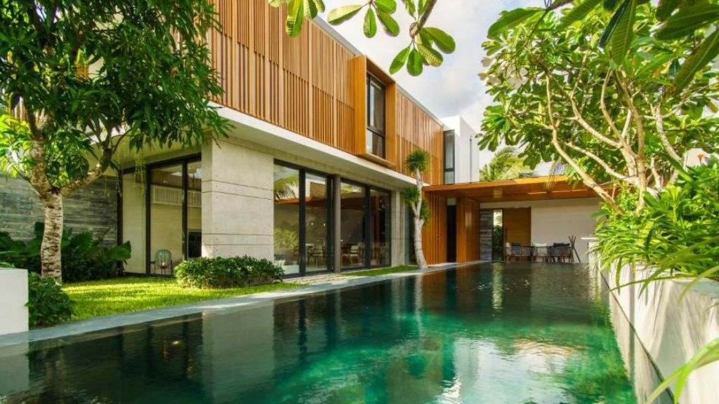 Bể bơi riêng của căn villa