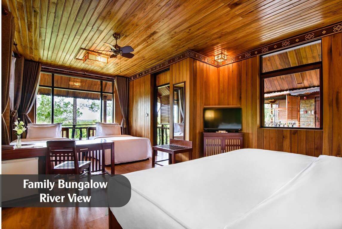 Family Bungalow River view