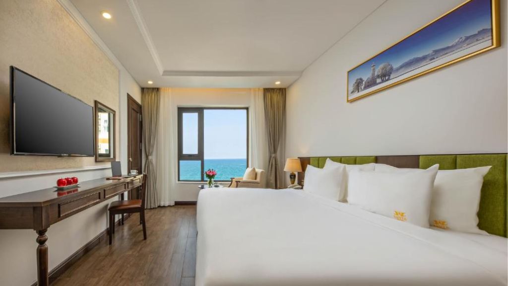 Phòng Santa Twin/Double Ocean View khách sạn Santa Luxury