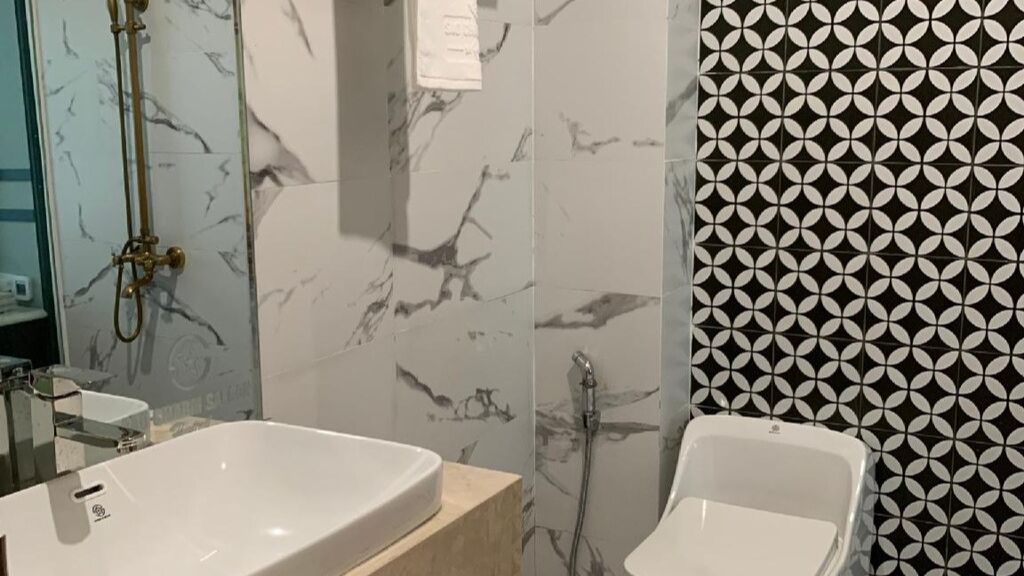 Phòng tắm thiết kế nhẹ nhàng tinh tế