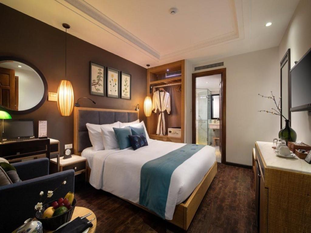 Phòng Deluxe Double Twin Sạp Hotel By Connek Hanoi