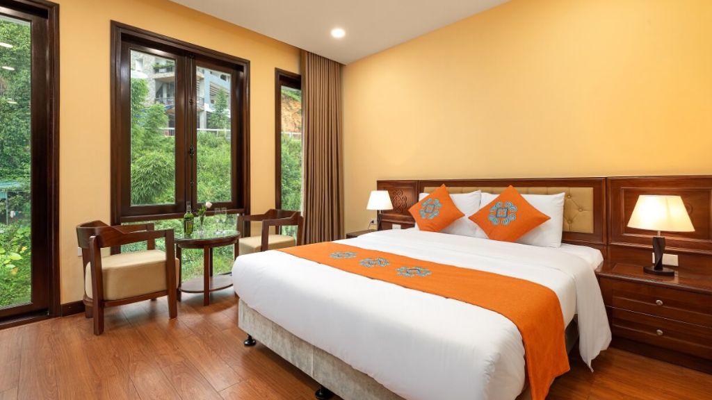 Hạng phòng Deluxe của khách sạn Sapa Green Forest