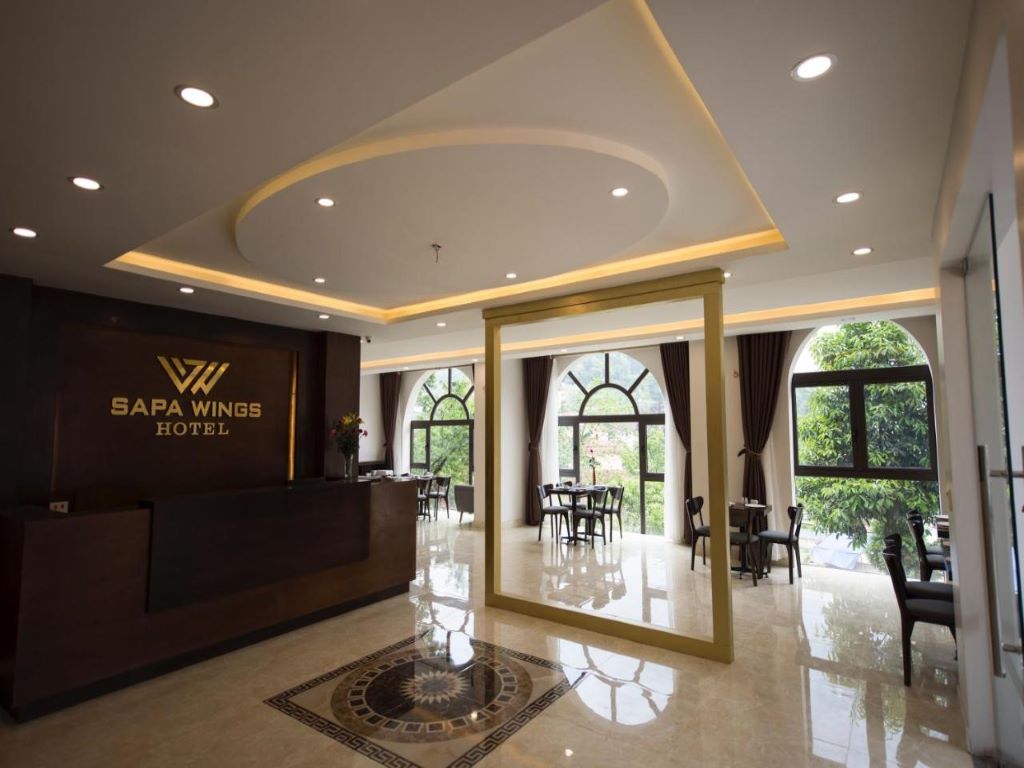 Sảnh Sapa Wings Hotel