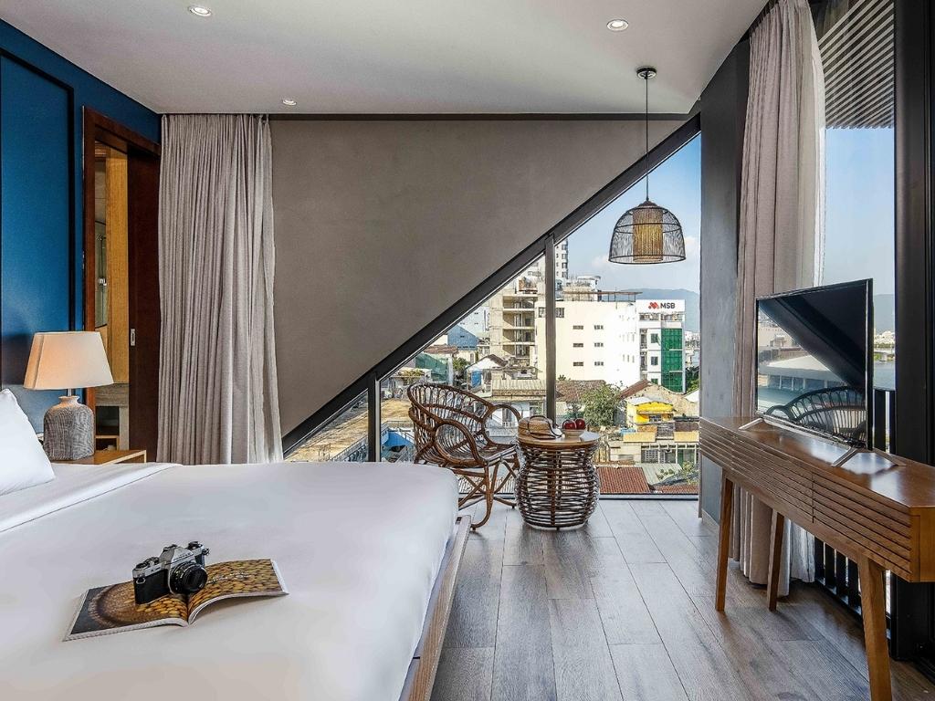 Phòng Central Deluxe Twin with City view tại Seahorse