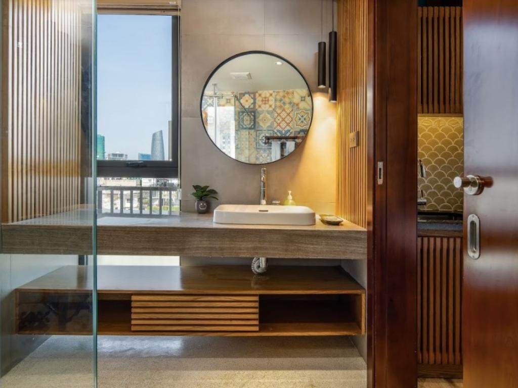 Phòng tắm tại Seahorse Hotel