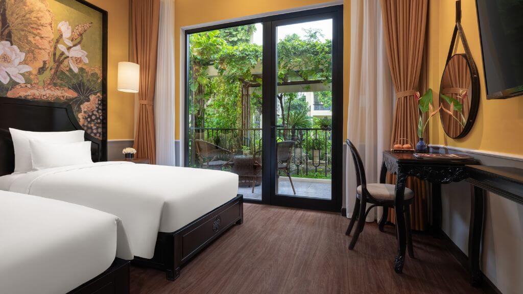 Góc khác của phòng view vườn