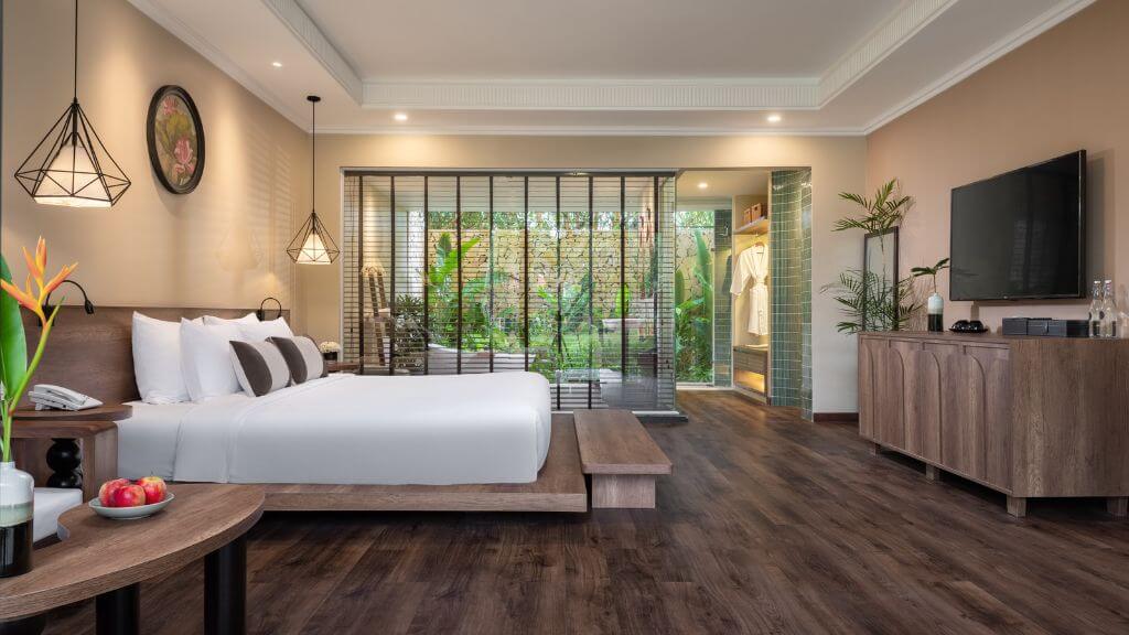 Hạng phòng nhìn từ ngoài vào trong