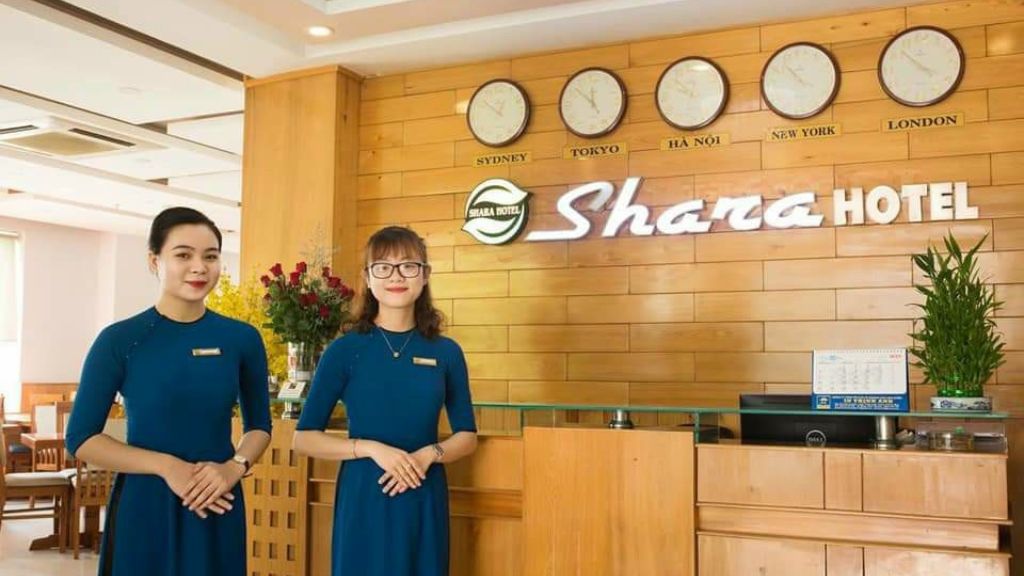 Quầy lễ tân Shara Hotel Phú Quốc