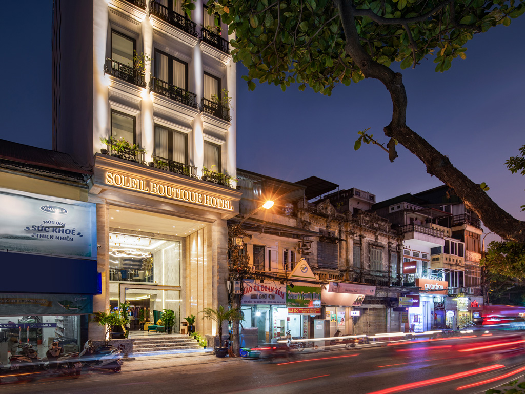 Toàn cảnh Về Đêm Soleil Boutique Hotel Hanoi