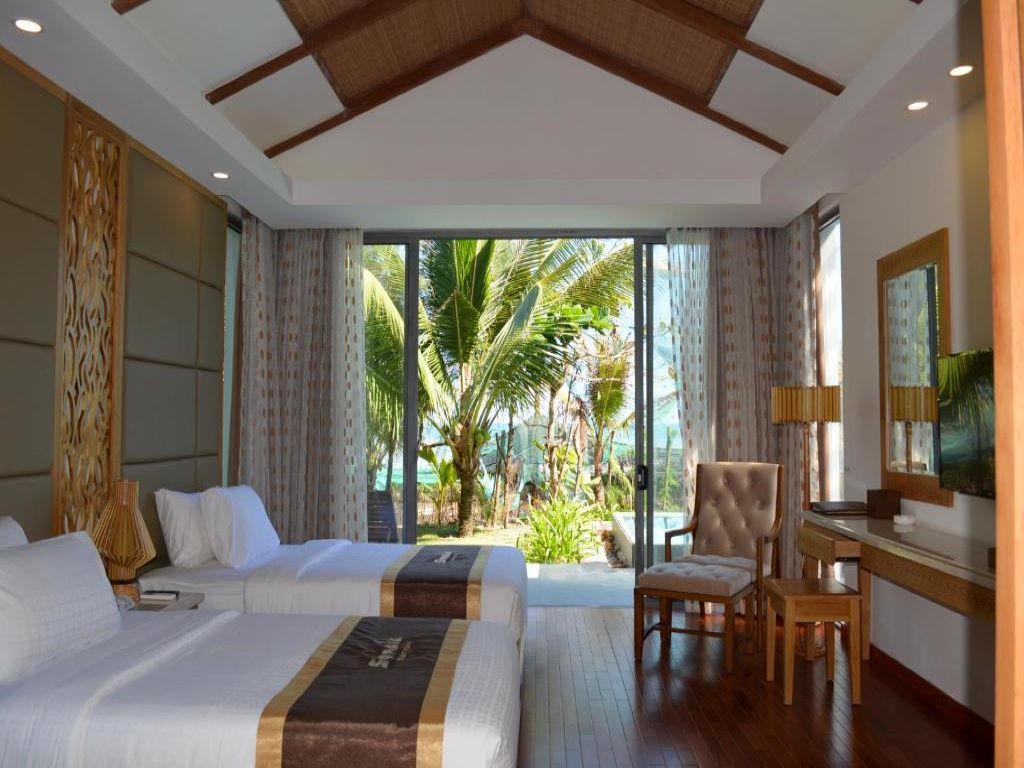 02-Bed Room Beach Front Bungalow tại Sonata Resort & Spa