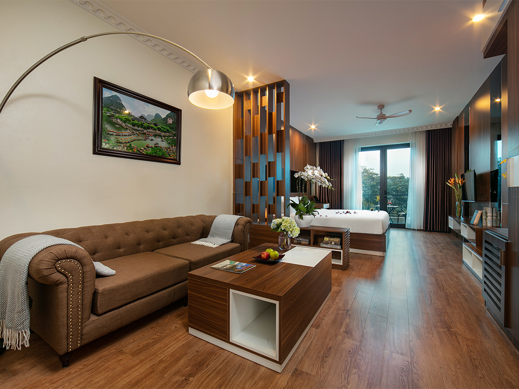 Phòng Suite Double With Balcony And Moutain View Tam Cốc Holiday Hotel & Villa