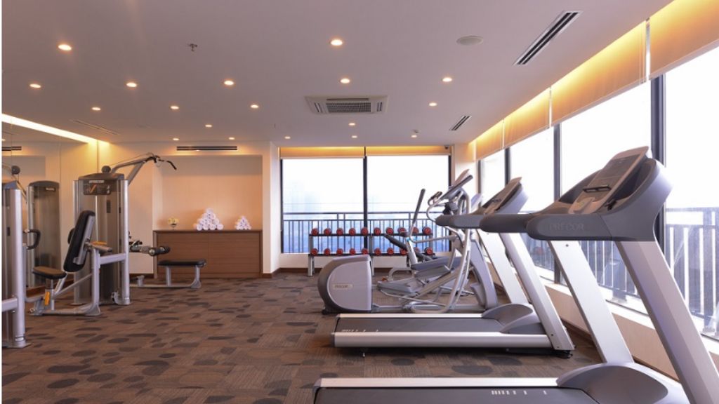 Phòng gym tại khách sạn