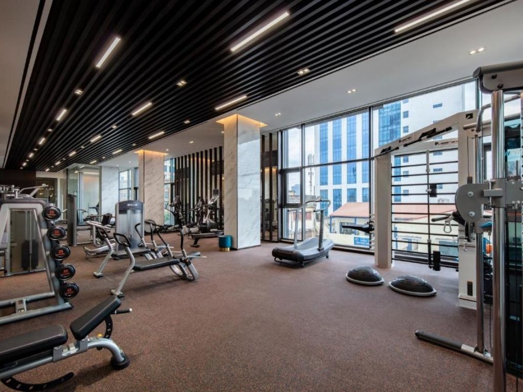 Phòng Gym tại khách sạn The Five Residences