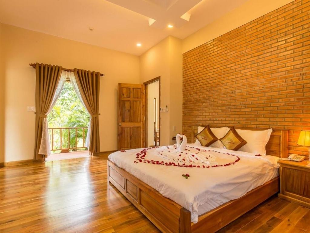 Phòng Double Garden View tại The Garden House 3 sao