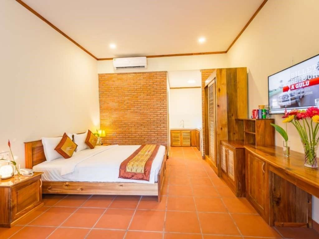 Phòng Twin Garden View tại The Garden House Phú Quốc 3 sao