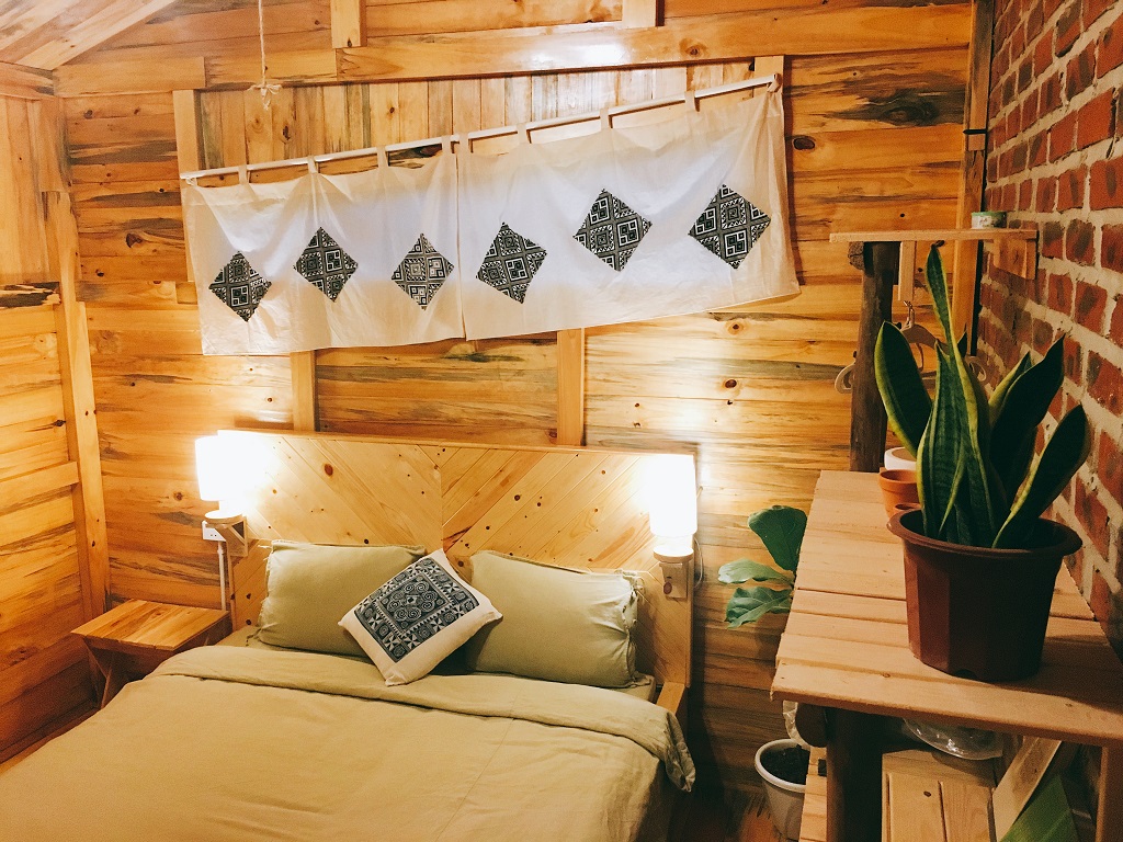 Phòng Double Bed Tại The November Mộc Châu