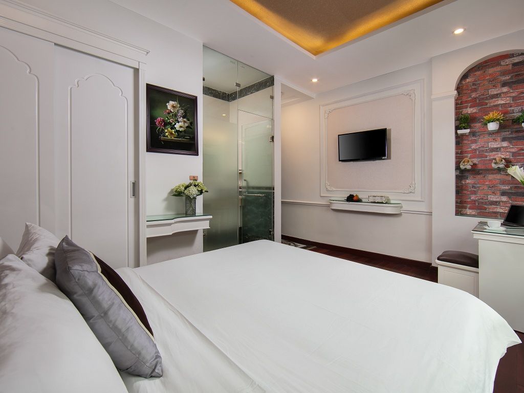 Phòng Deluxe Double City View Khách Sạn Trang Trang Premium