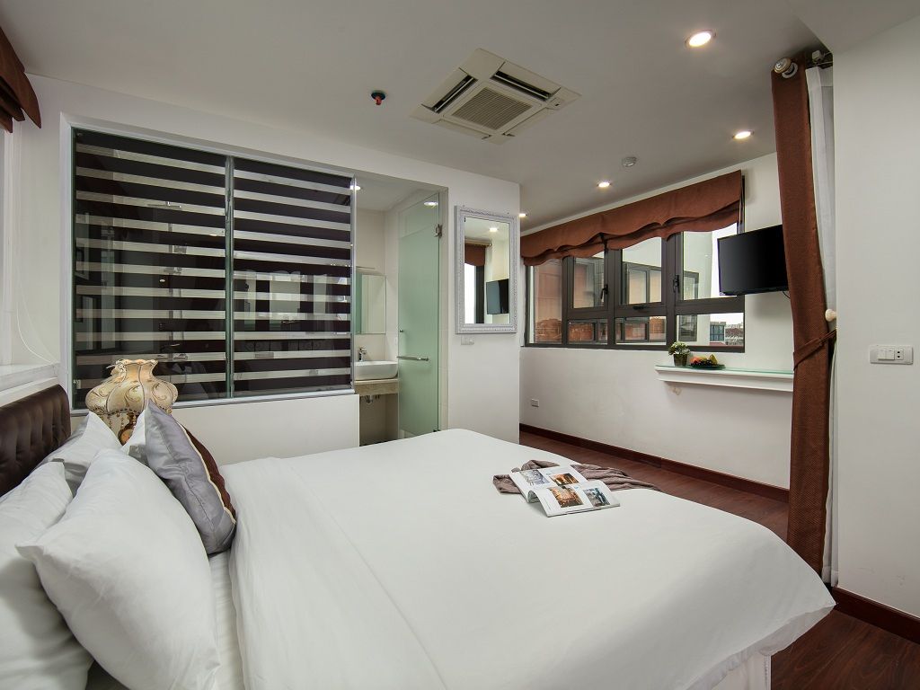 Phòng Executive Double Or Twin Balcony Trang Trang Premium Hotel