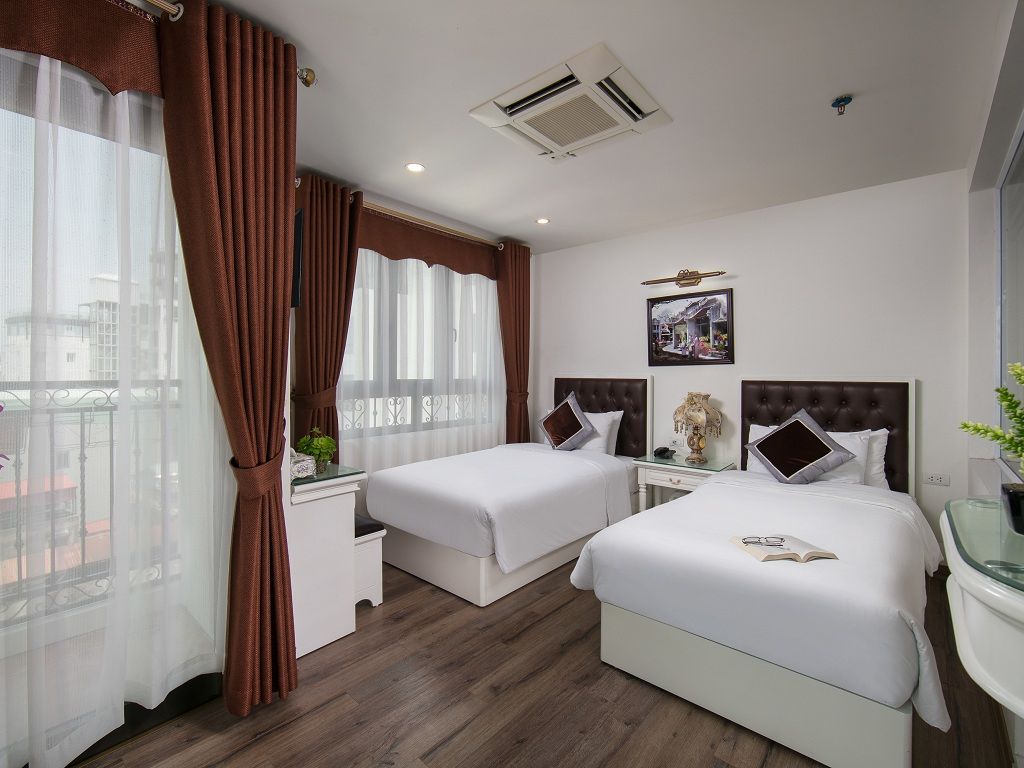 Phòng Executive Double Or Twin Balcony Trang Trang Premium Hotel 3*