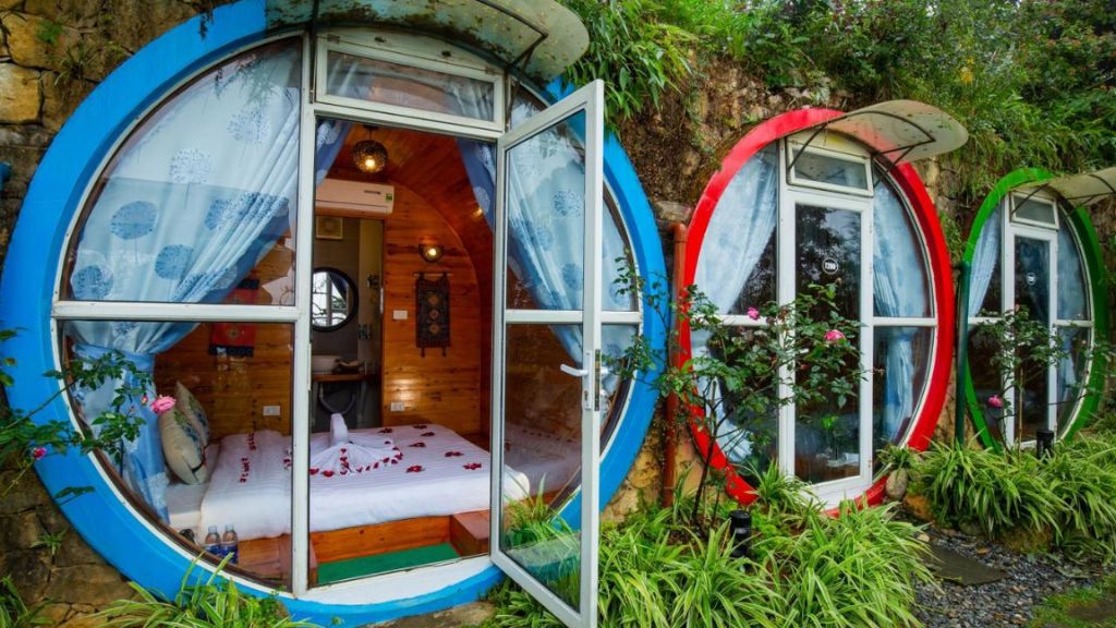 Thiết kế của phòng Home dạng ống tròn 