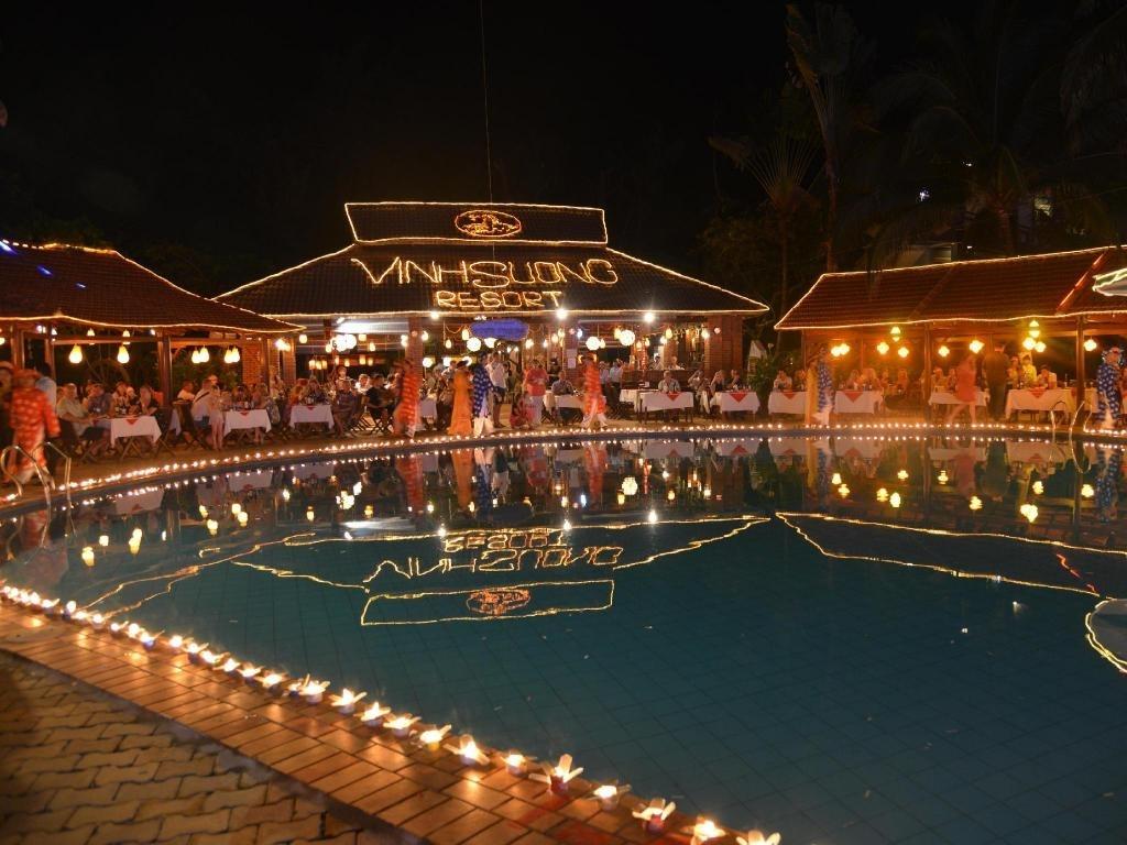 Tiệc bên hồ tại Vinh Sương Resort Phan Thiết