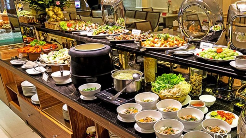 Buffet phục vụ tại khách sạn