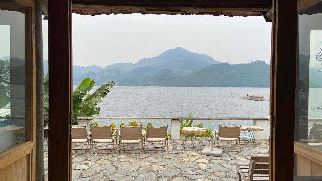 Không gian quán cafe tại homestay