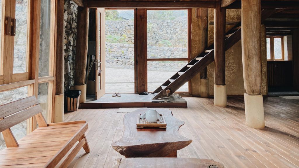 Không gian phòng mang dấu ấn bản địa