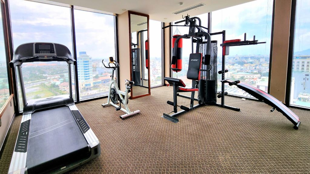 Phòng tập Gym với trang thiết bị hiện đại