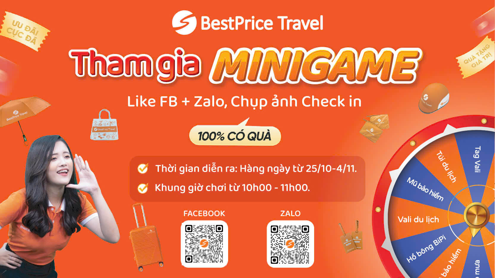 Minigame 100% có quà