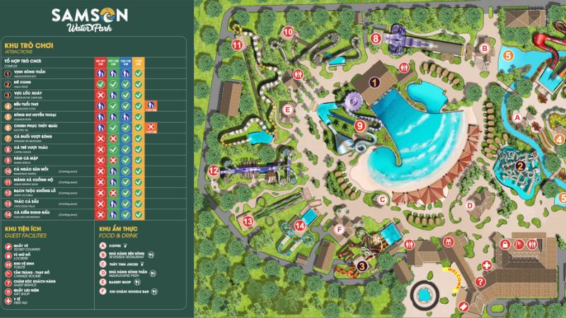 Bản đồ Sun World Sầm Sơn Thanh Hóa