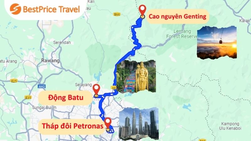 Bản đồ du lịch Malaysia