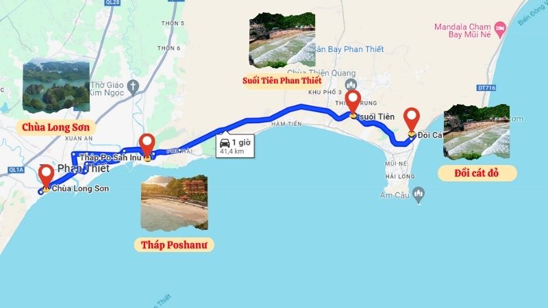Bản đồ du lịch Phan Thiết
