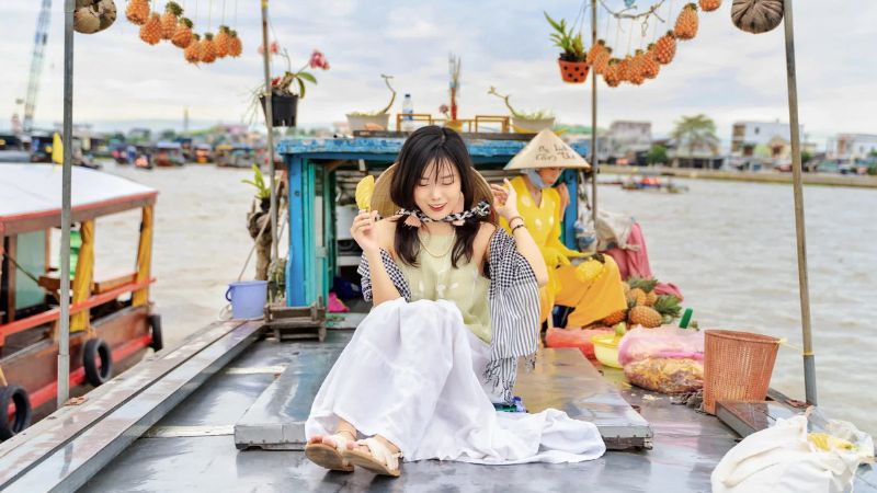 Check in Chợ nổi Cái Răng