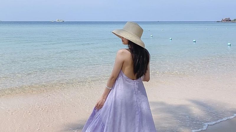 Check in tại bãi tắm Cát Cò
